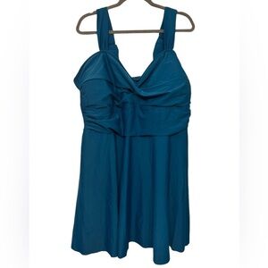 Aqua Eva Tankini Swim Top Size 24 W